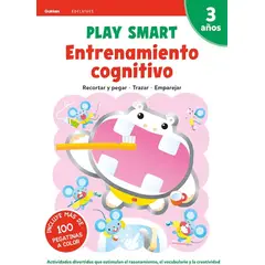 EDELVIVES - Libro Play Smart - 3 Años. Cuad 1. Entrenamiento Cognitivo