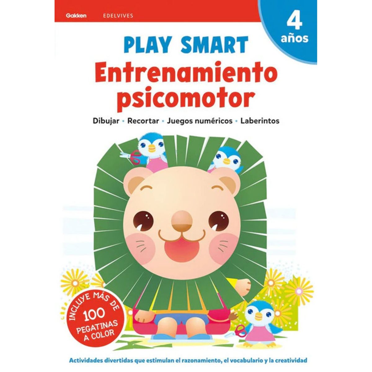 EDELVIVES - Play Smart - 4 Años. Cuad 1. Entrenamiento Psicomotor