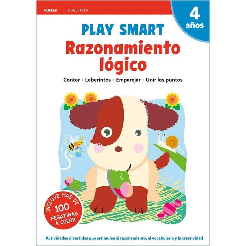 EDELVIVES - Libro Play Smart - 4 Años. Cuad 2. Razonamiento Lógico