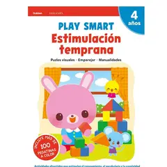 EDELVIVES - Libro Play Smart - 4 Años. Cuad 3. Estimulación Temprana