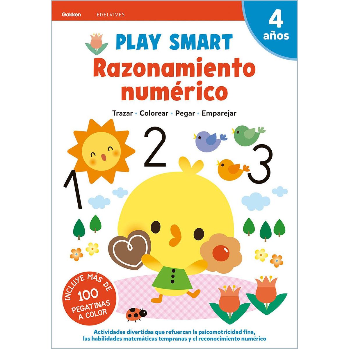 EDELVIVES - Play Smart - 4 Años. Cuad 5. Razonamiento Numérico