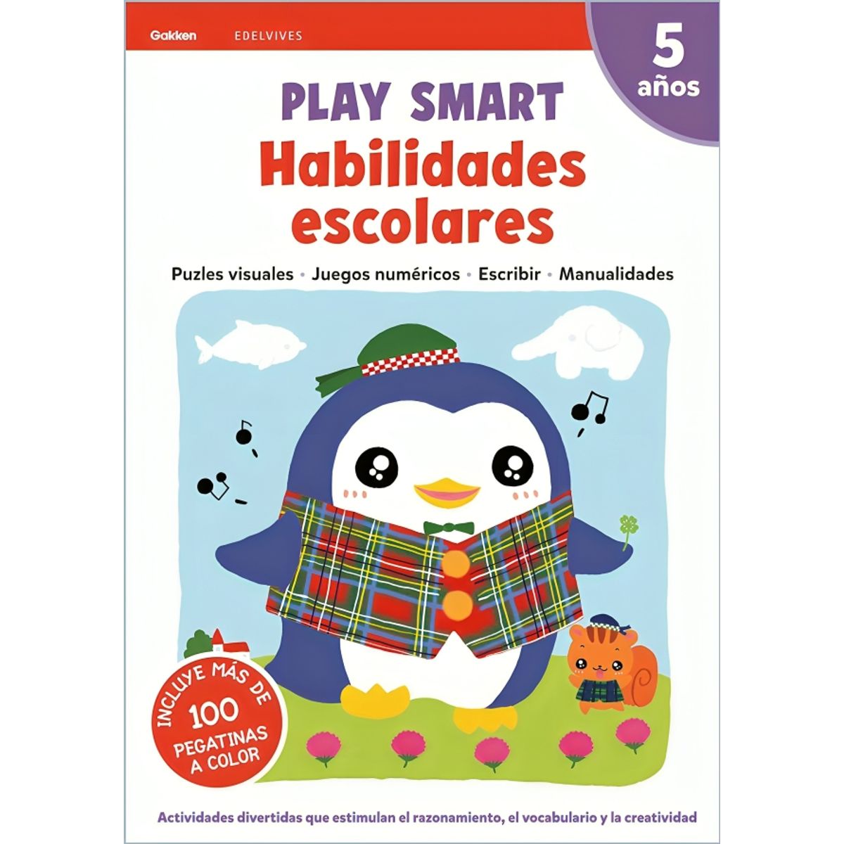 EDELVIVES - Play Smart - 5 Años. Cuad 2. Habilidades Escolares