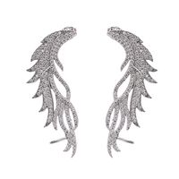 Aros Ear Cuff Fuego Grande - Plata 925 con Circones.