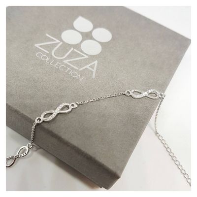 Imagen 2 del producto Pulsera con Tres Símbolos de Infinito - Plata 925.