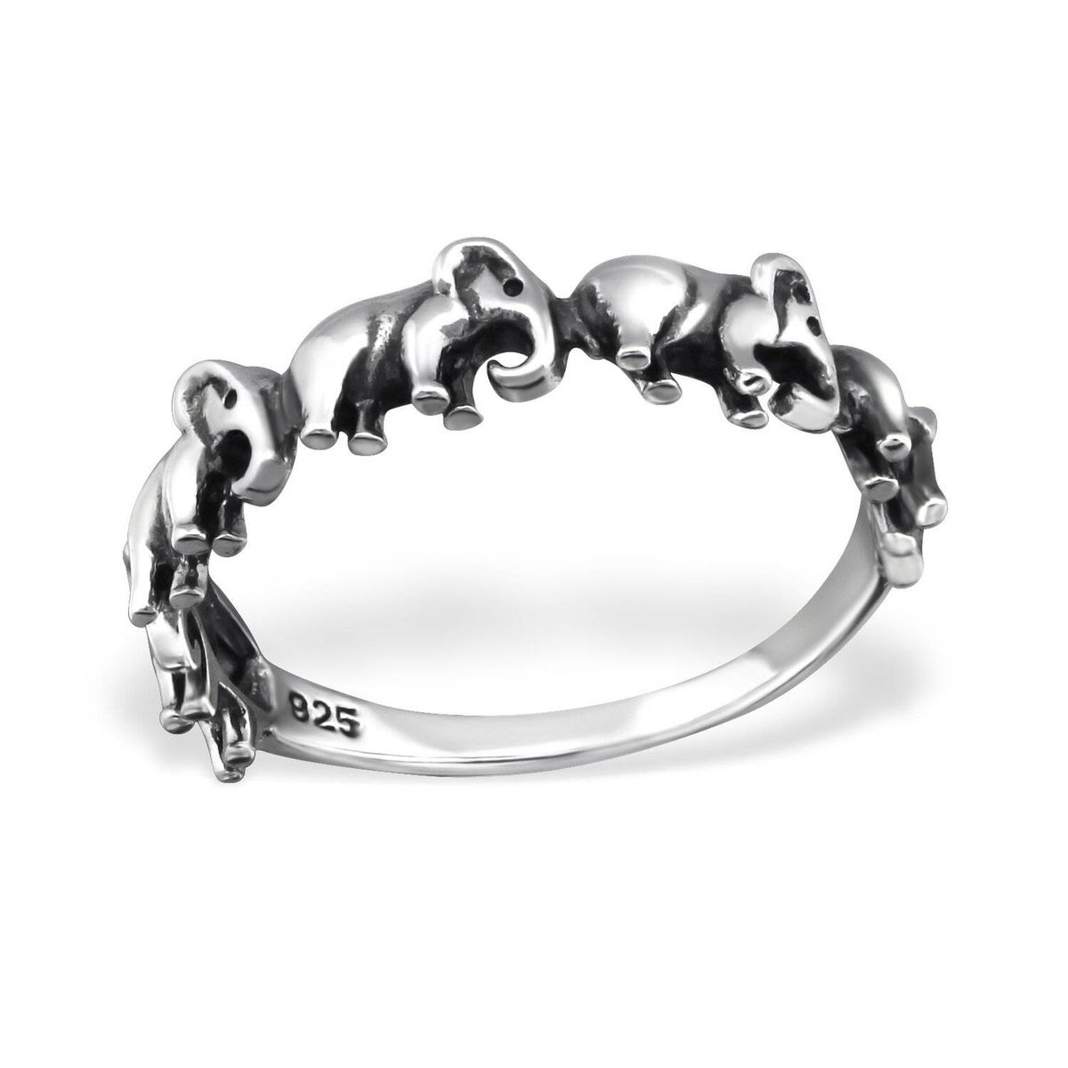 ZUZA COLLECTION - Anillo Elefantes - Plata 925