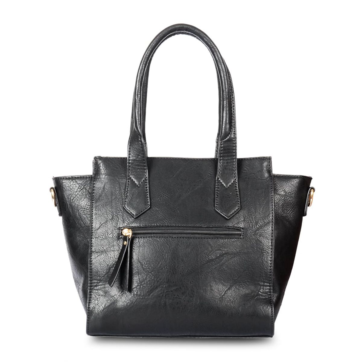 AMPHORA - Cartera tote tres divisiones ezella grande negro