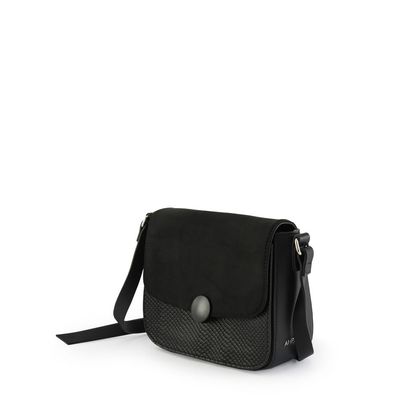 Imagen 2 del producto Cartera bandolera con tapa bouton pequeña negro