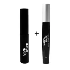 NANO HAIR - Microfibras Pestañas + Serum Vitaminas Para Crecimiento de pestañas
