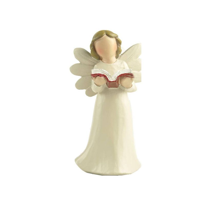 BILBOLA - Figura de angel con libro rojo en la mano
