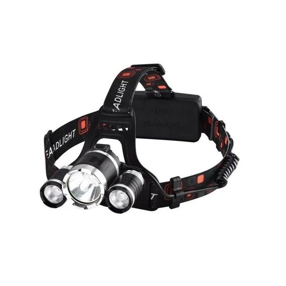 GENERICO - Linterna Led Cintillo Cabeza Led Recargable Cabeza Frontal