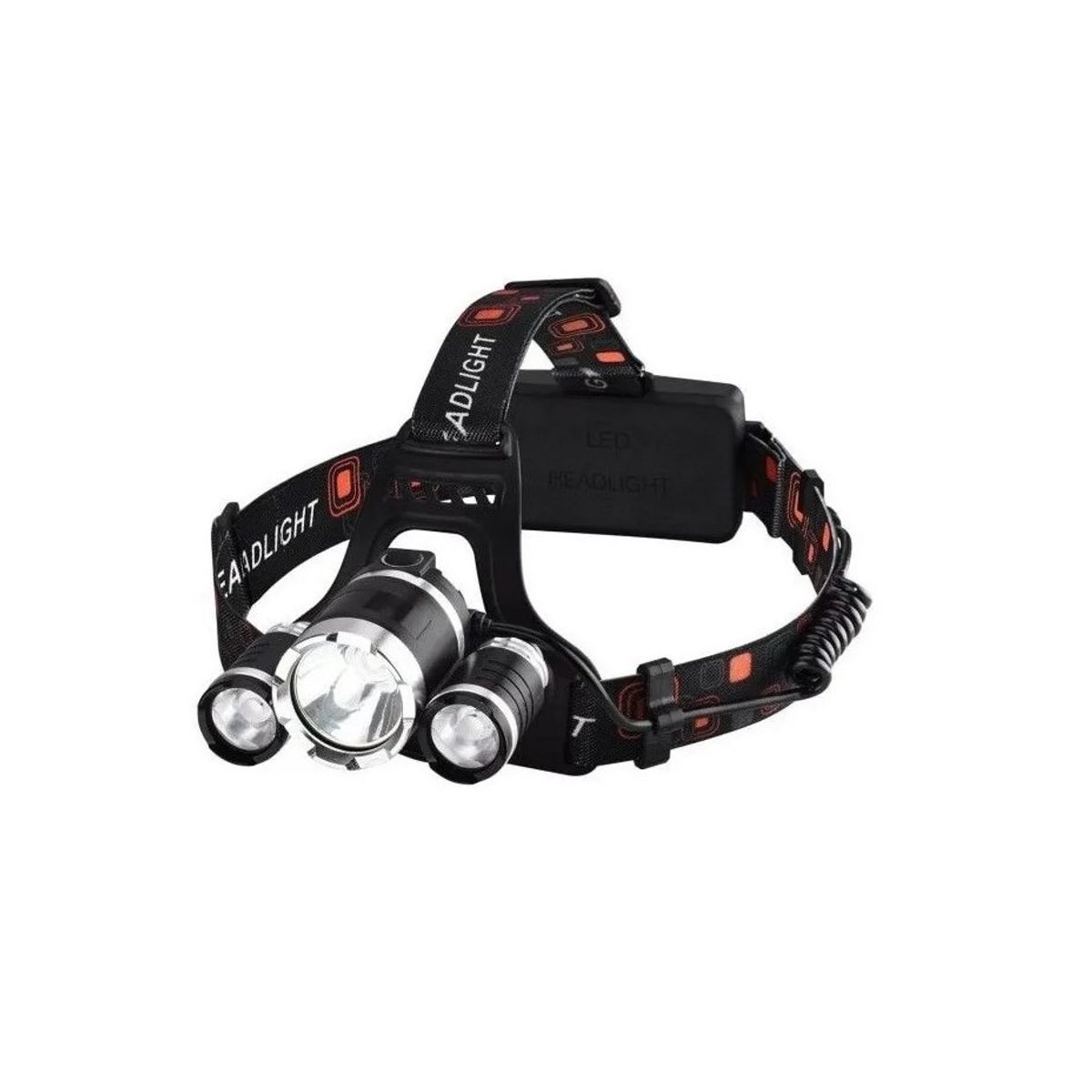 GENERICO - Linterna Led Cintillo Cabeza Led Recargable Cabeza Frontal