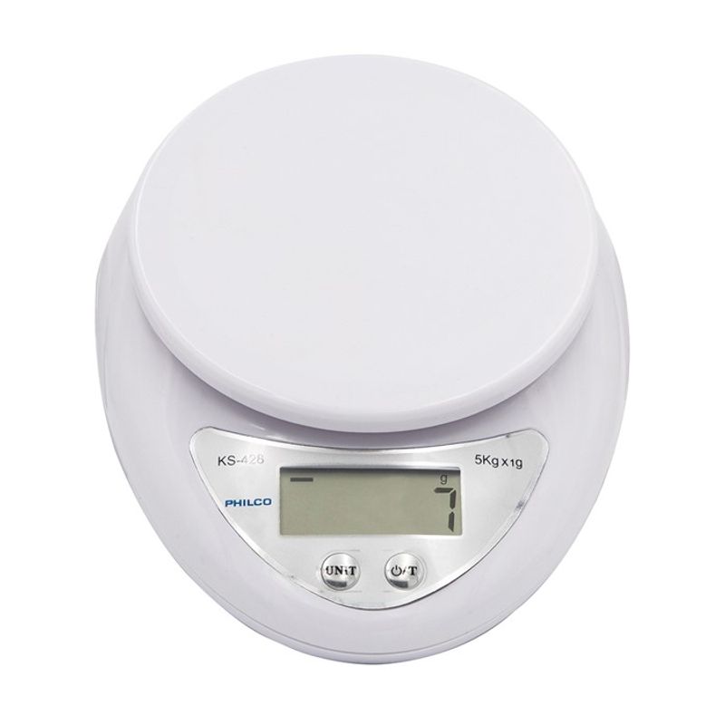 PHILCO - Balanza Digital Cocina 5KG Philco Ks-428