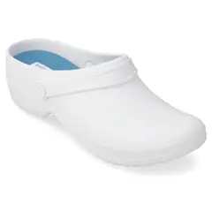 BOAONDA - Zueco Clog Clínico Mujer Bio Blanco