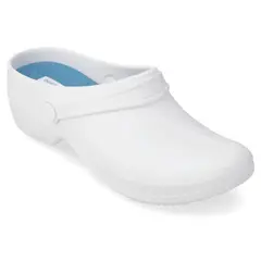 BOAONDA - Zueco Clog Clínico Mujer Bio Blanco