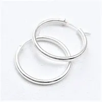 Aros Plata Argolla 28mm