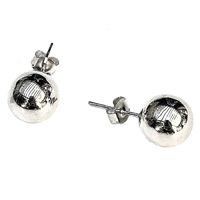Aros Plata Esferas 10mm
