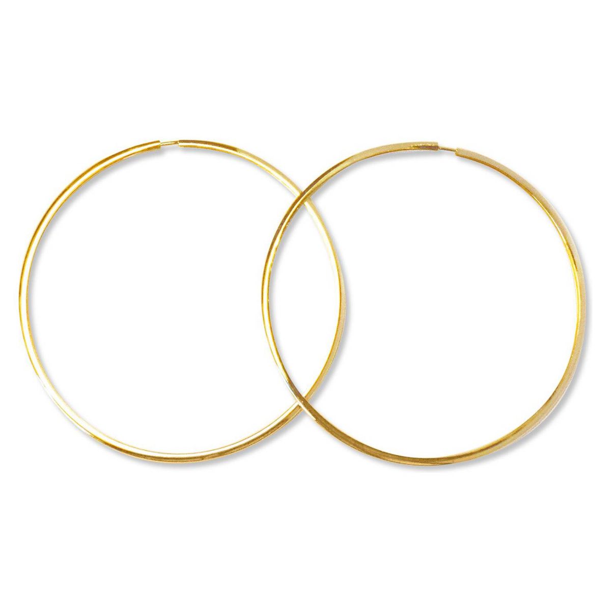 COGGIOLA - Aros Argollas 65mm Enchapada Oro 18K