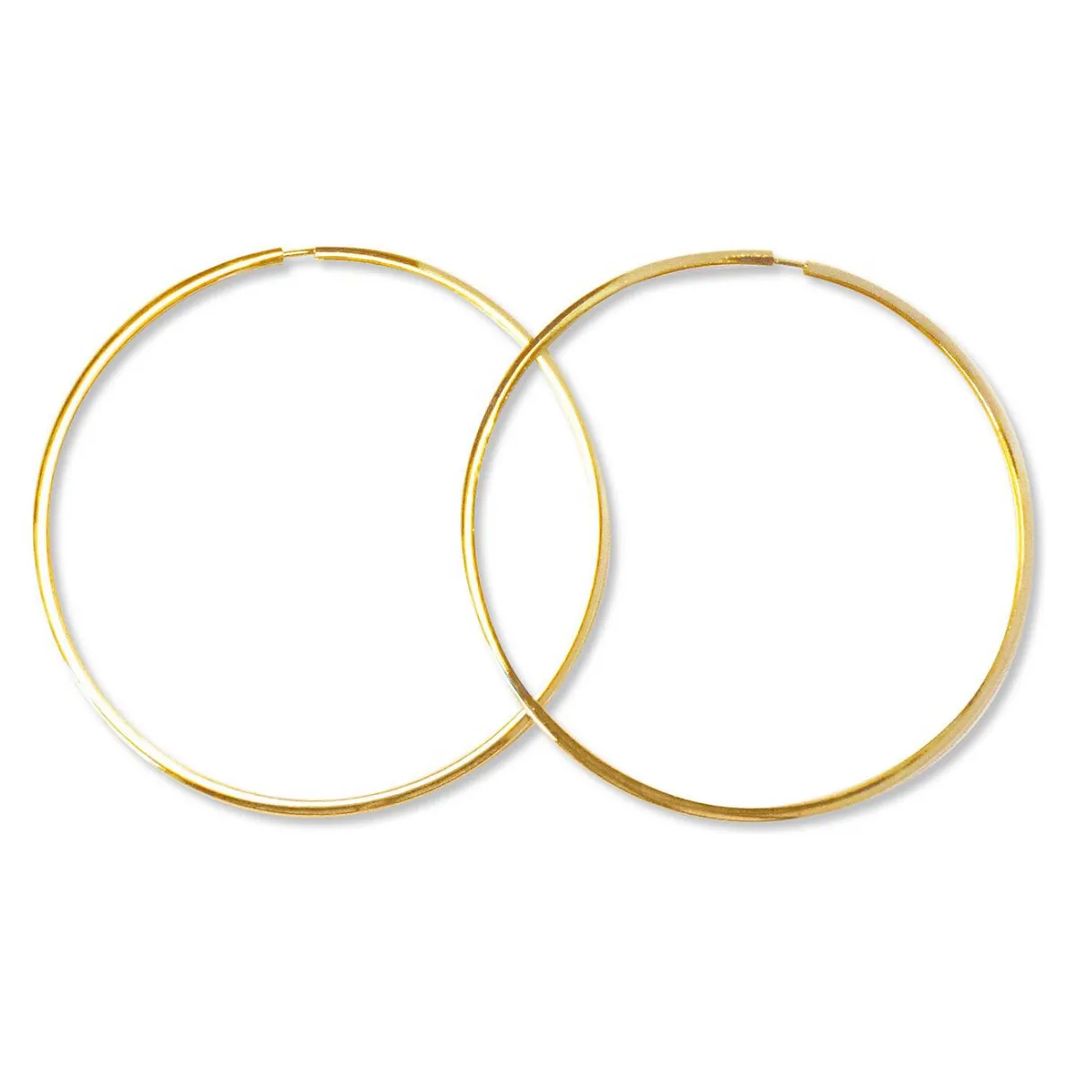 COGGIOLA - Aros Argollas 65mm Enchapada Oro 18K