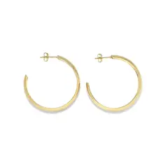 ANDREA COGGIOLA JOYAS - Aros Argollas 36mm Enchapado Oro 18K