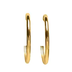 ANDREA COGGIOLA JOYAS - Aros Argolla 46mm Enchapado Oro 18K