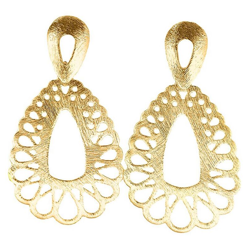 ANDREA COGGIOLA JOYAS - Aro Lía Enchapado Oro 18K