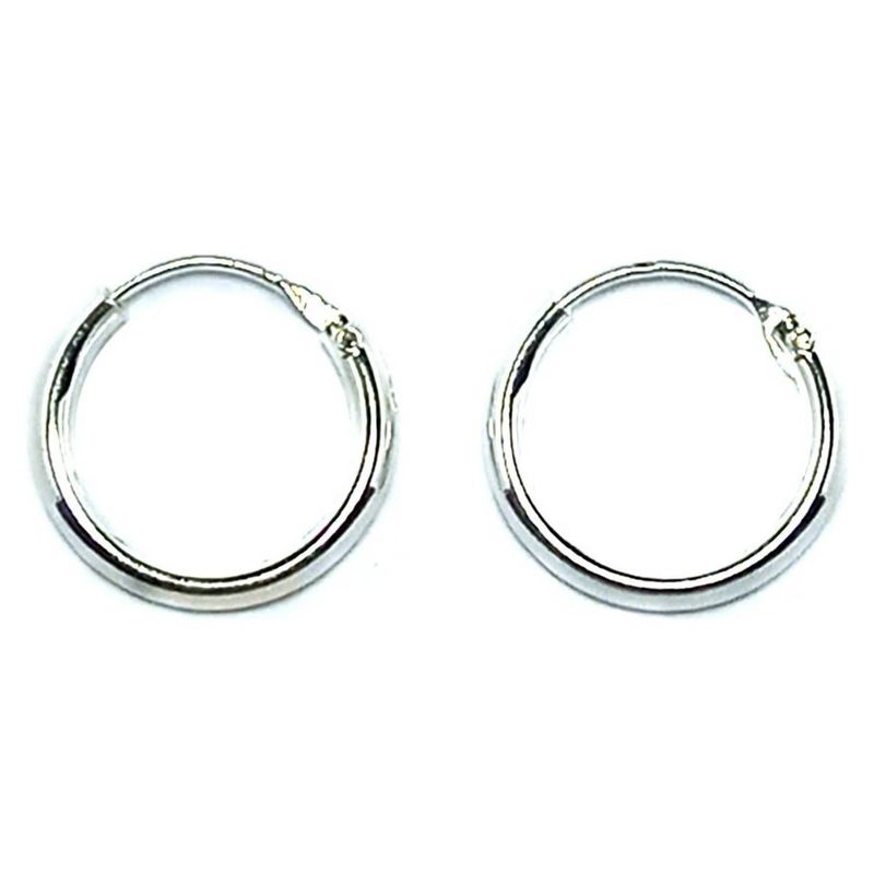 ANDREA COGGIOLA JOYAS - Aros argolla 12mm plata 925