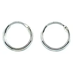 ANDREA COGGIOLA JOYAS - Aros argolla 12mm plata 925