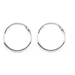 ANDREA COGGIOLA JOYAS - Aros Argolla 16mm Plata Fina 925