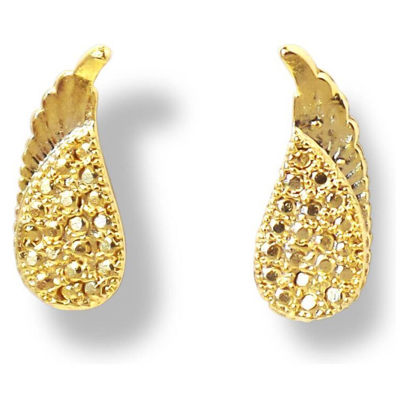 ANDREA COGGIOLA JOYAS - Aros Alas Enchapado Oro 18K