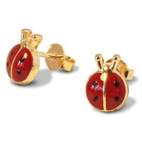 Aros Chinita Enchapado Oro 18K