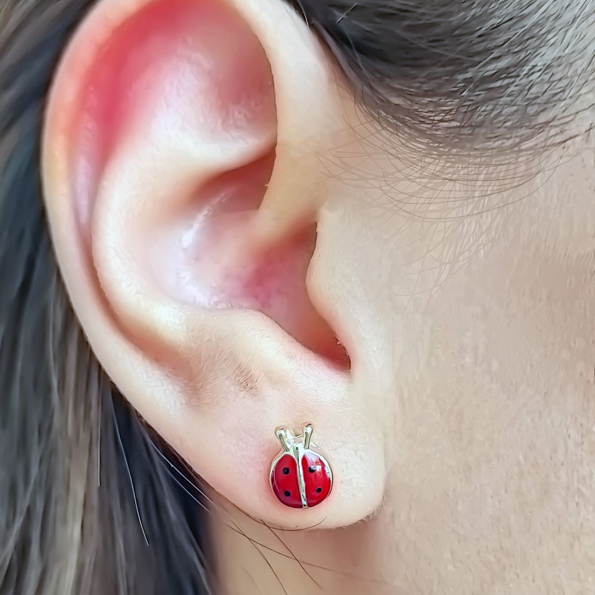 COGGIOLA - Aros Chinita Enchapado Oro 18K