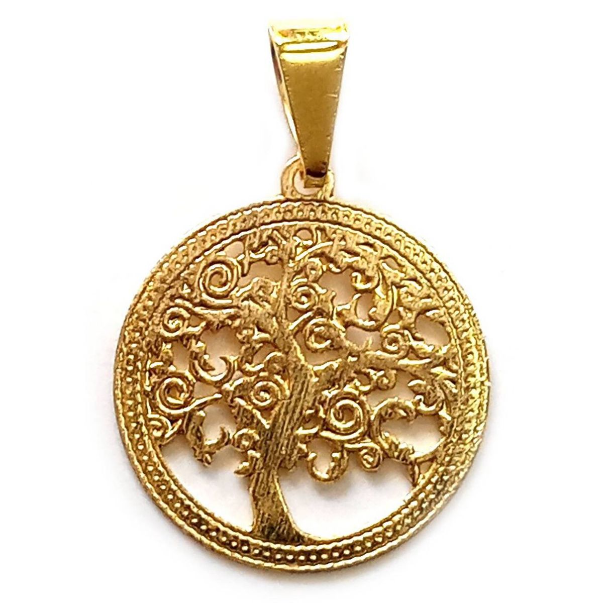 ANDREA COGGIOLA JOYAS - Colgante Árbol de la Vida Enchapado Oro 18K