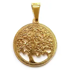 COGGIOLA - Colgante Árbol de la Vida Enchapado Oro 18K