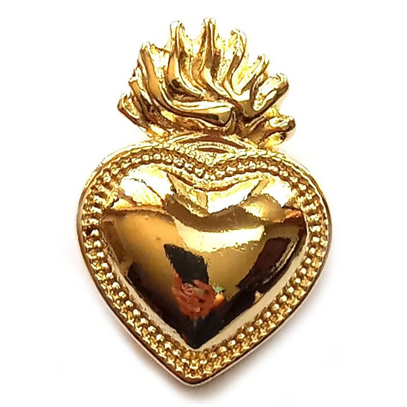 ANDREA COGGIOLA JOYAS - Colgante Corazón Detente Enchapado Oro 18K