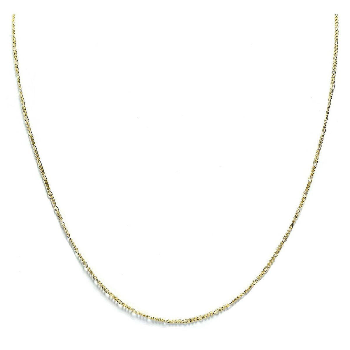 COGGIOLA - Cadena eslabón enchapado oro 18 k 45cm