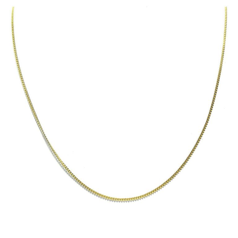 Cadena Grumet 60cm Enchapado Oro 18K Dorado TALLA UNICA
