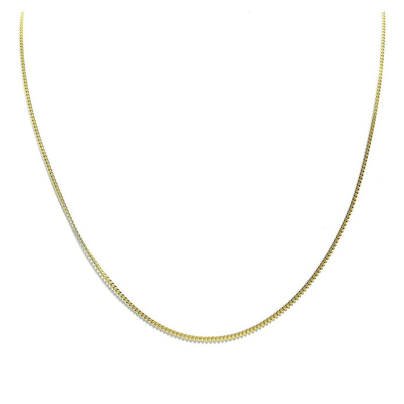 ANDREA COGGIOLA JOYAS - Cadena Grumet 60cm Enchapado Oro 18K