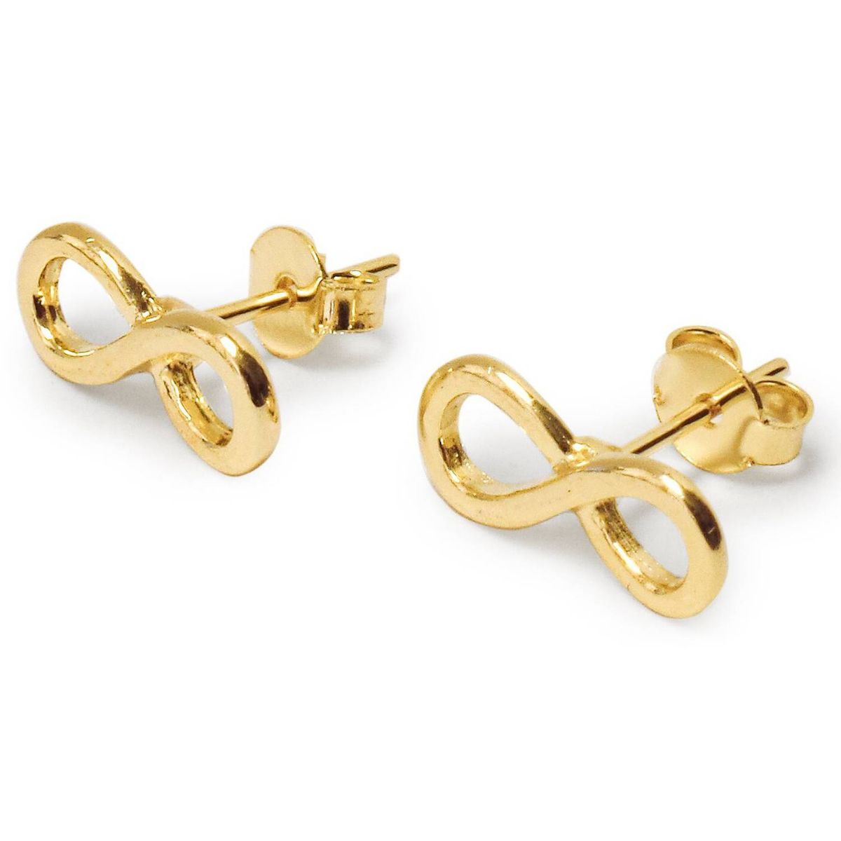 COGGIOLA - Aros Infinito Enchapado Oro 18K