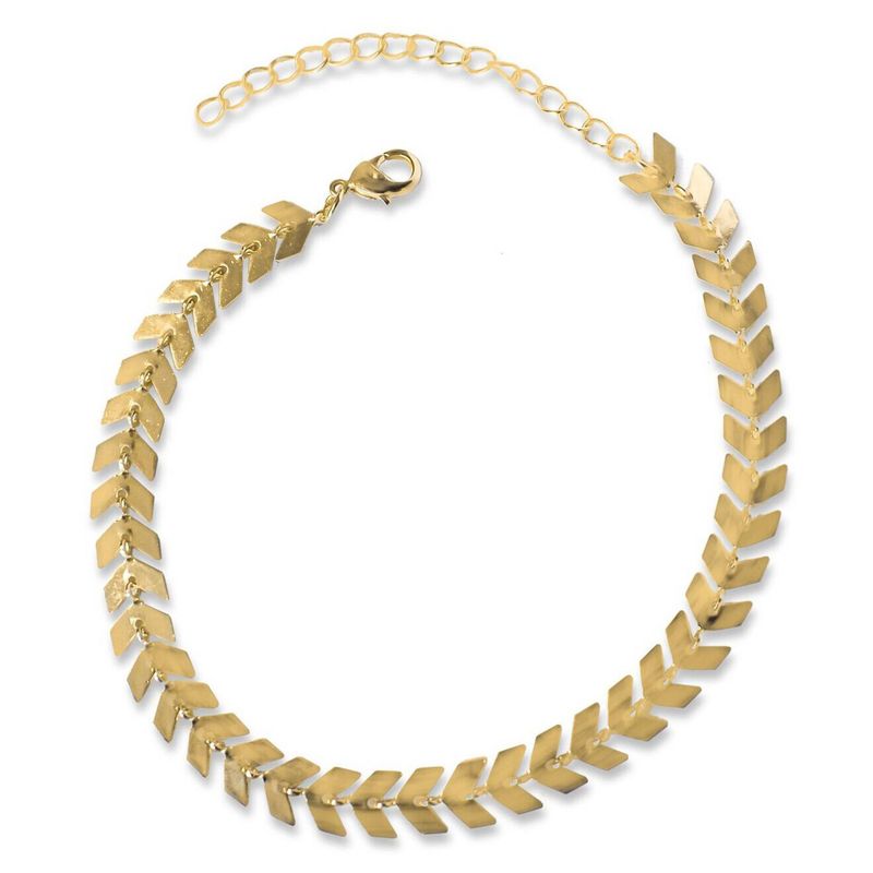ANDREA COGGIOLA JOYAS - Pulsera Flechas Enchapado Oro 18K