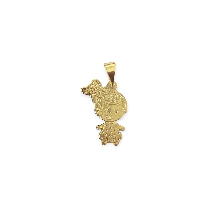 ANDREA COGGIOLA JOYAS - Colgante Niña Enchapado Oro 18K
