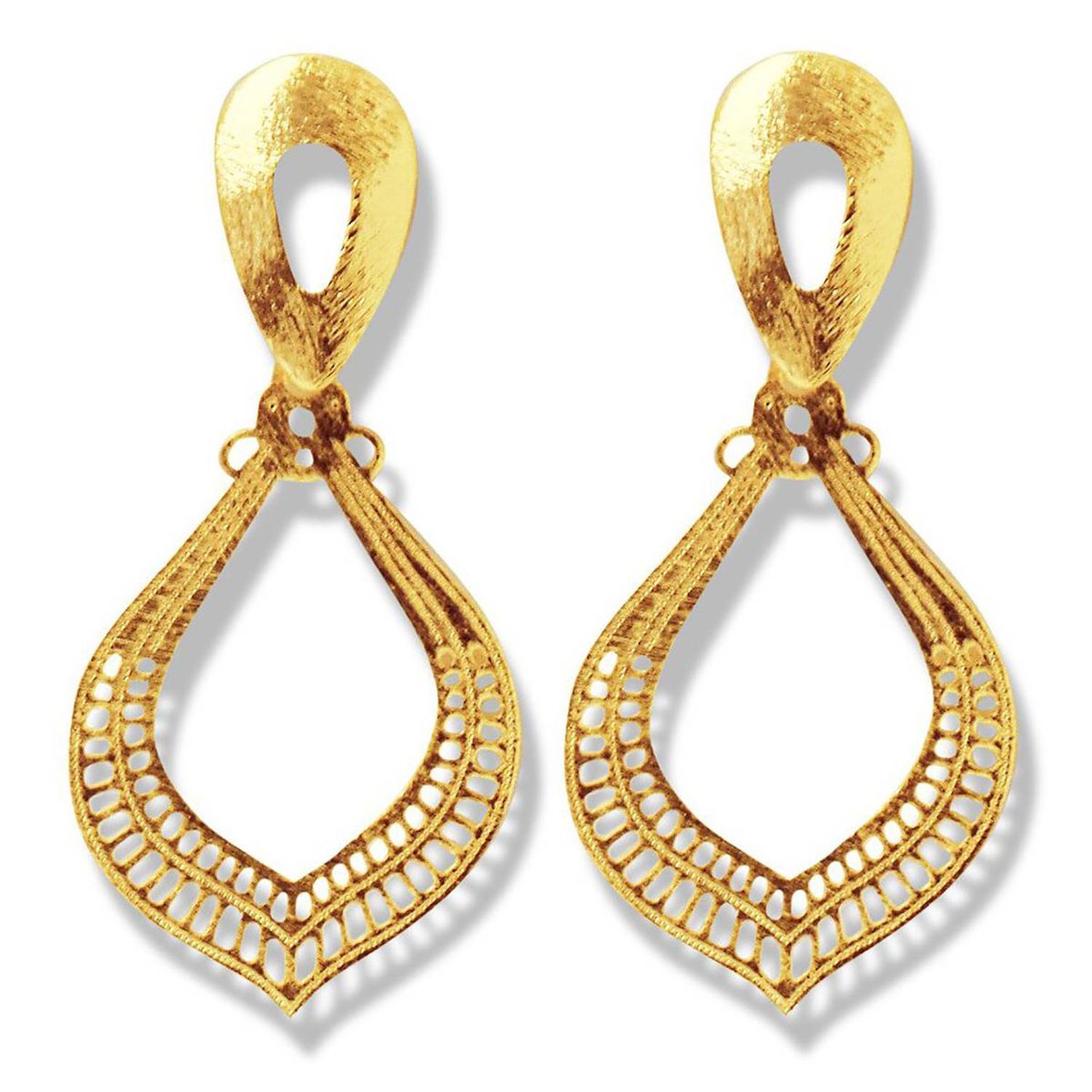 COGGIOLA - Aros Martha Enchapado Oro 18K