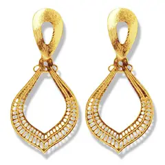 ANDREA COGGIOLA JOYAS - Aros Martha Enchapado Oro 18K
