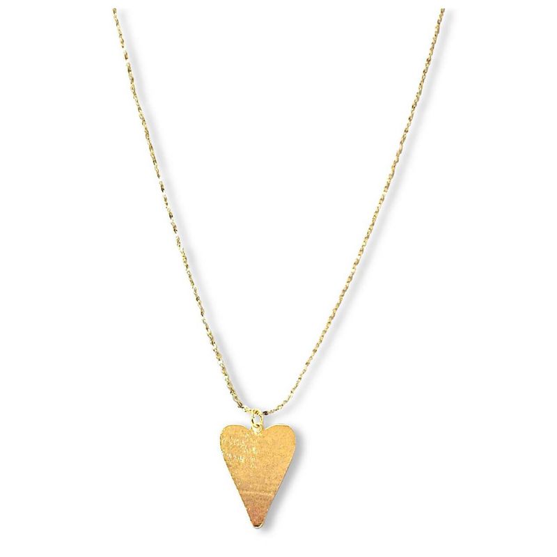 ANDREA COGGIOLA JOYAS - Collar Corazón Enchapado Oro 18K