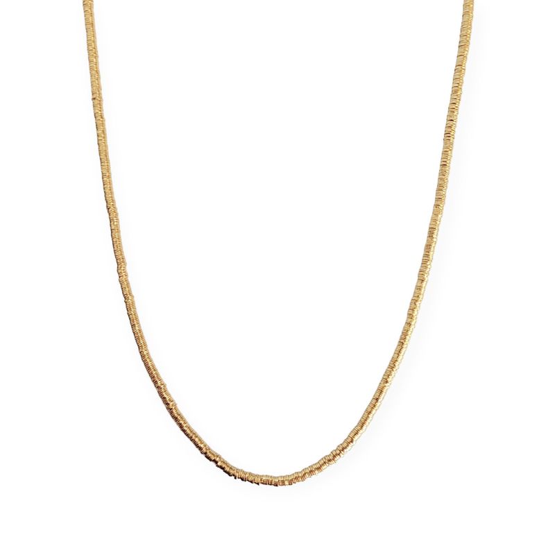 ANDREA COGGIOLA JOYAS - Collar Mostacilla Enchapado en Oro 18K