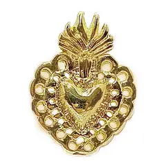 ANDREA COGGIOLA JOYAS - Colgante Corazón Detente Enchapado Oro 18K