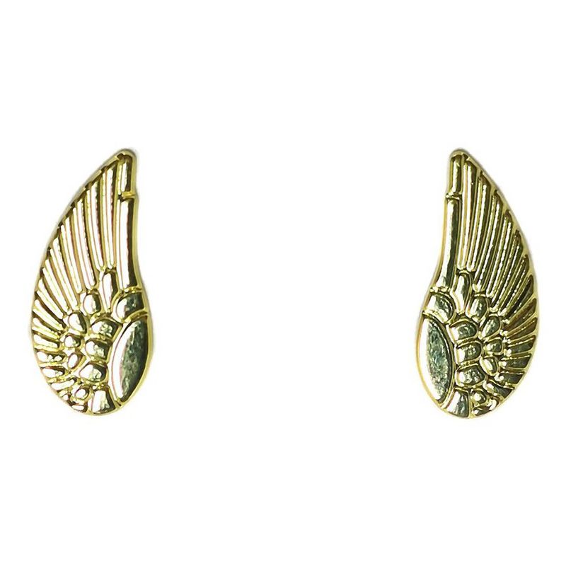ANDREA COGGIOLA JOYAS - Aros Alas Lámina Enchapado Oro 18K