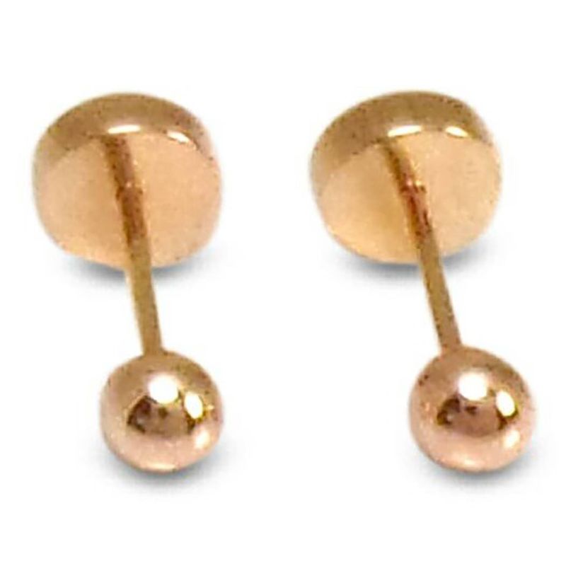 ANDREA COGGIOLA JOYAS - Aros Abridores Bebé 3mm Laminado Oro 18K