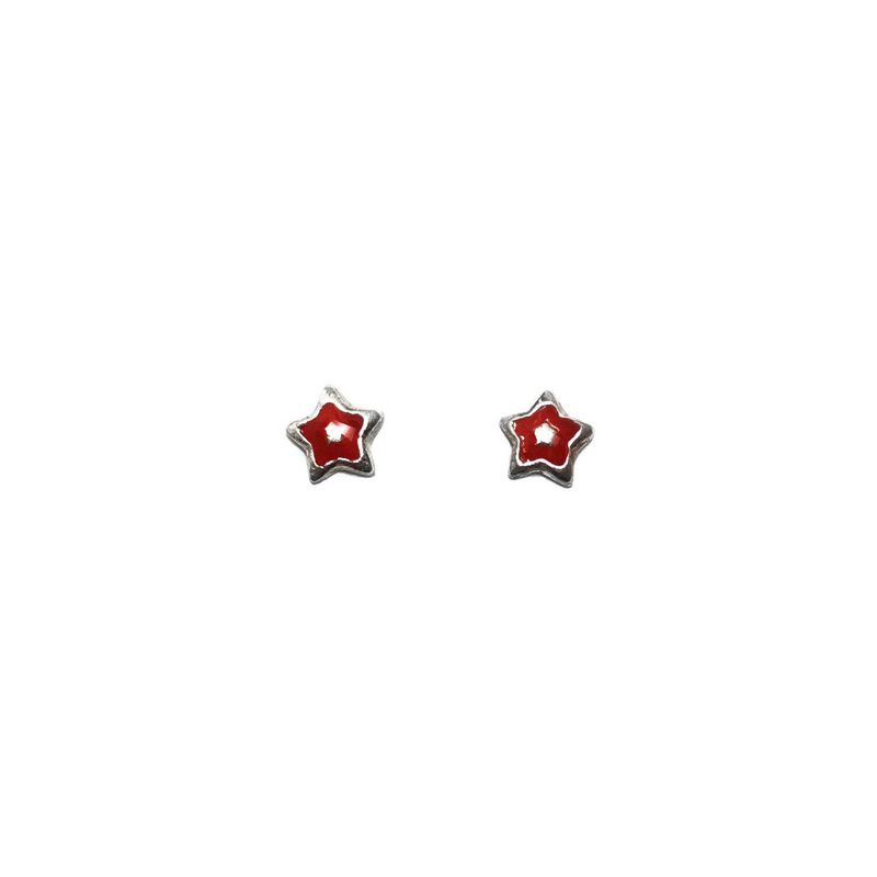 ANDREA COGGIOLA JOYAS - Aros Abridores Estrella Plata Fina 925