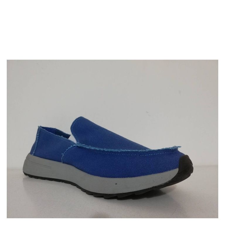 Zapato hombre slip on azul