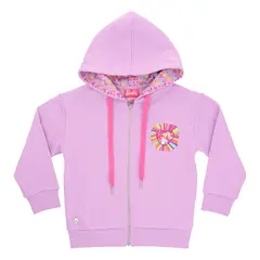 BARBIE - POLERON GORRO ROSADO